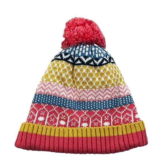 Matilda Jane Knit Fair Isle Beanie Hat Medium (6-8) - Picture 3 of 3